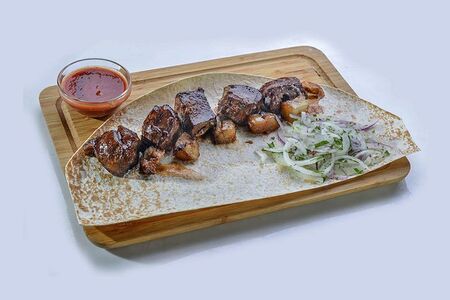 Шашлык из бараньих потрошков