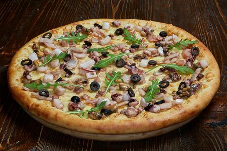 Пицца Морской микс