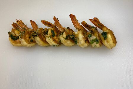 Креветки гриль