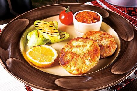 Щучьи котлетки с цукини гриль