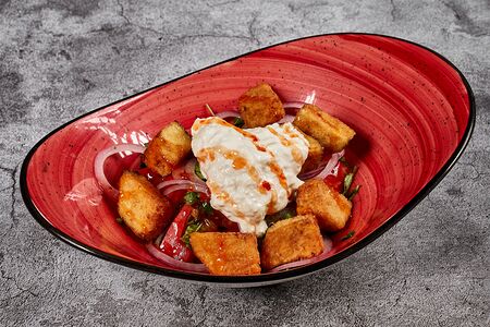 С баклажанами фри