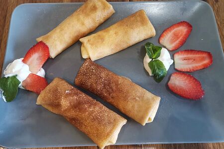 Блинчик с творогом