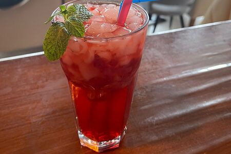 Лимонад домашний Клубника