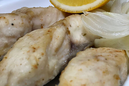 Сом на гриле