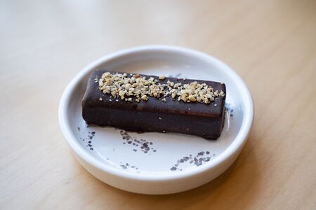 Творожный кешью сырок с фундучным пралине