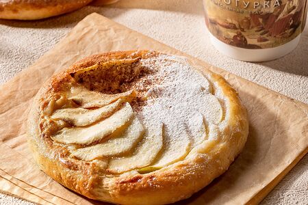 2 яблочные ватрушки