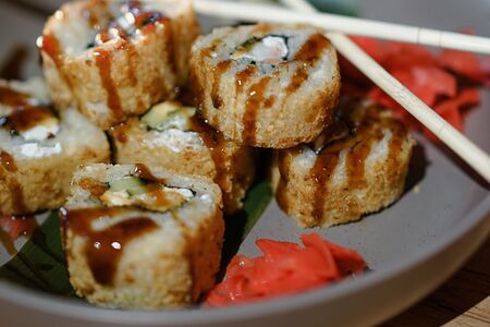 Хрустящий с креветками