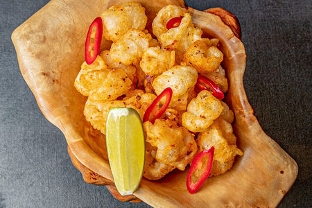 Хрустящие кальмары и чили