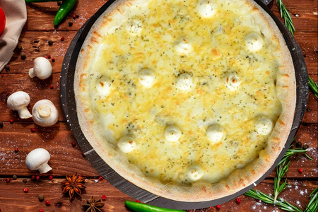 Пицца Шесть сыров 33 см