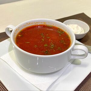 Борщ с мясом