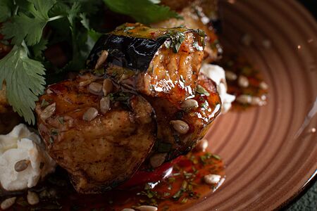 Теплый салат Бадриджани