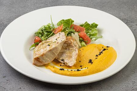 Индейка с тыквенным парментье