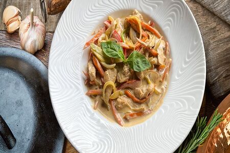 Индейка с овощами