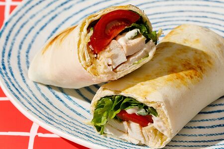 Ролл Цезарь с курицей