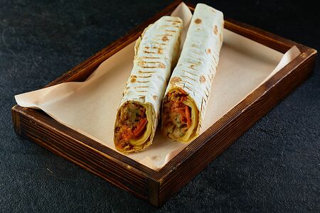 Шаверма по-корейски с курицей