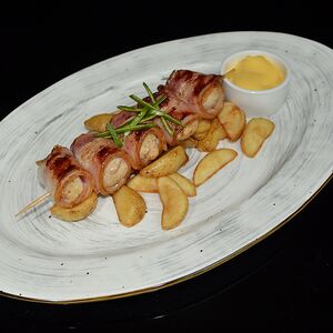 Куриная грудка в беконе