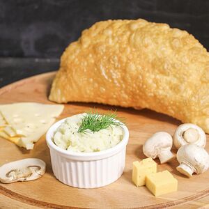 Чебурек сыр-картошка-грибы