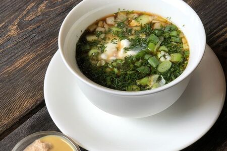 Окрошка с говядиной