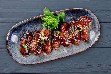 Куриные крылышки в глазури