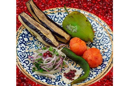 Ассорти овощей на углях