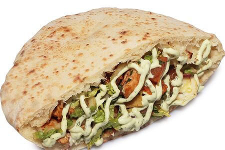 Пита со свининой и сыром