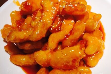 Филе рыбы в кисло_сладком соусе