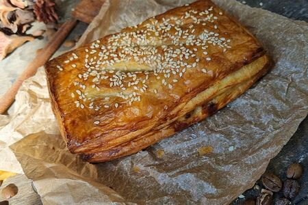 Слойка курица-грибы