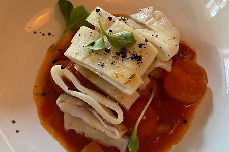 Кальмар на гриле