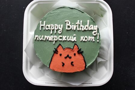 Бенто-торт Питерский кот