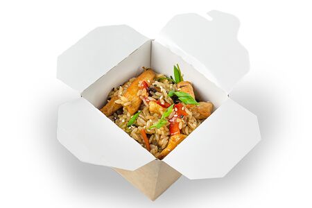 Тяхан с курицей