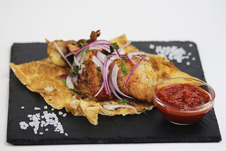 Шашлык из куриного бедра