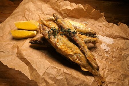 Корюшка по-питерски на гриле