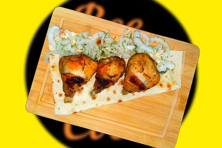 Запеченные куриные голени