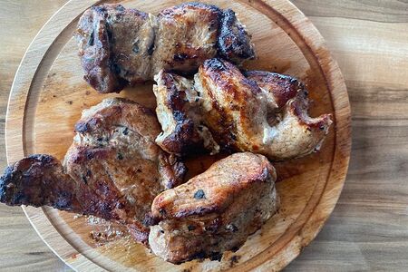 Шашлык из cвинoй мякоти