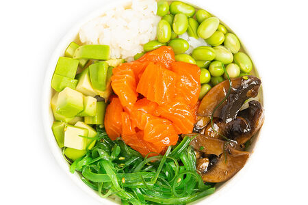 Поке с лососем