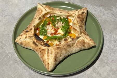 Пицца Звезда с креветками