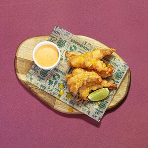 Креветки в темпуре