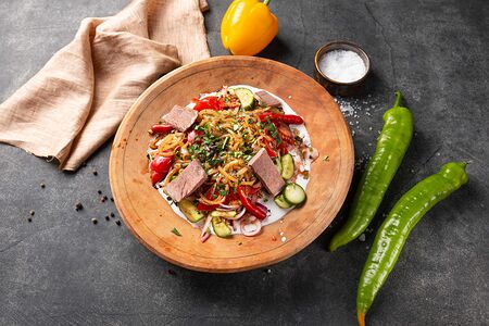 Курутоб с говядиной