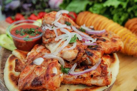 Шашлык из куриной голени