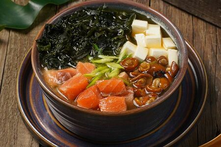 Суп Мисо с лососем