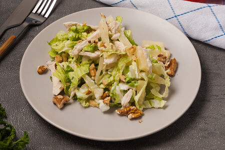 Салат Ананас с курицей