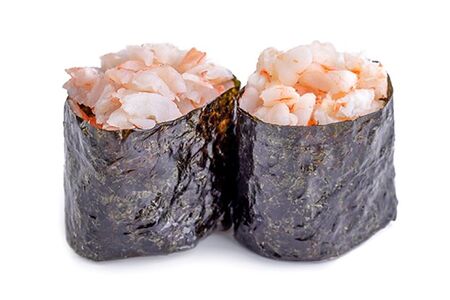 Гункан с креветкой