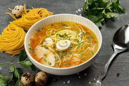 Лапша с курицей