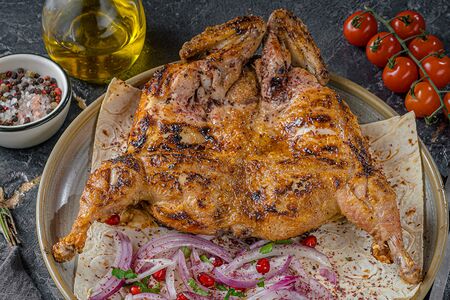 Цыпленок на мангале