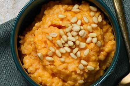 Каша тыквенная с рисом на молоке