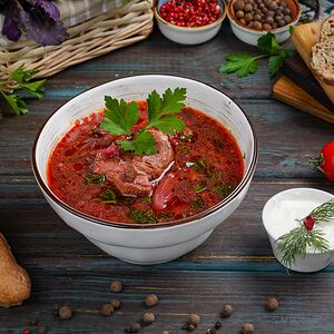 Борщ с говядиной