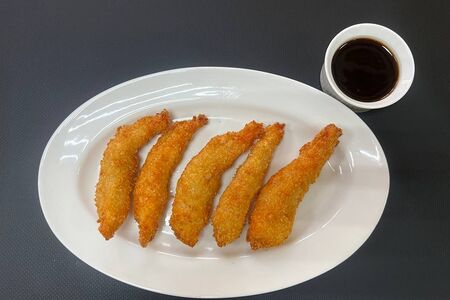 Креветки в кляре