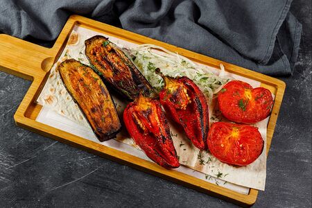 Салат Овощи на мангале