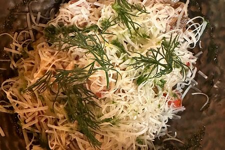 Макароны с тушенкой