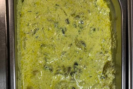 Паста с курицей и грибами